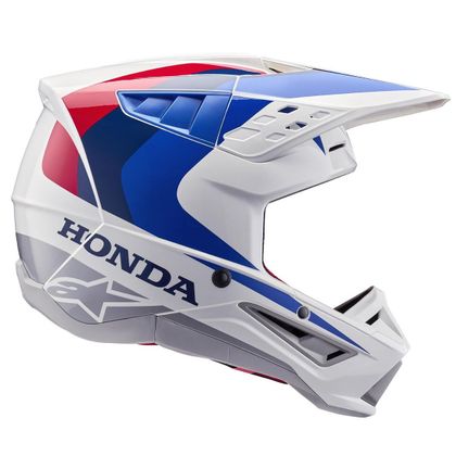 Casco de motocross Alpinestars S-M5 - HONDA 2024 - Azul / Rojo