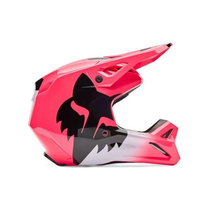 Casque cross Fox V1 - SHIELD - ENFANT - Noir / Rose