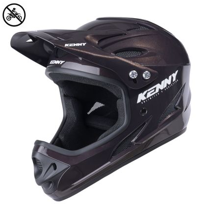 Kenny DOWN HILL - SOLID Fullface MTB-Helm - Zwart Ref: KE3259 