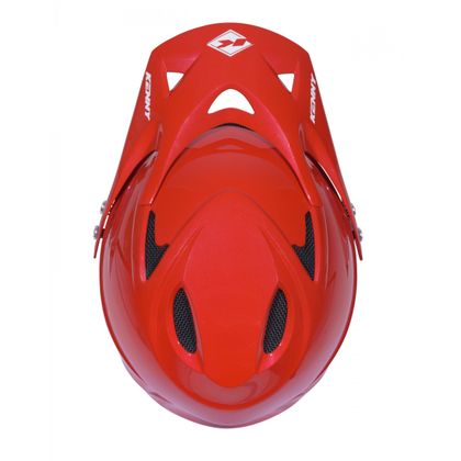 Kenny DOWN HILL - SOLID Full Face MTB Helmet - Black / Red