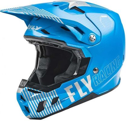 Casco de motocross Fly FORMULA CC PRIMARY - BLUE GREY GLOSSY 2023 Ref : FL0934 