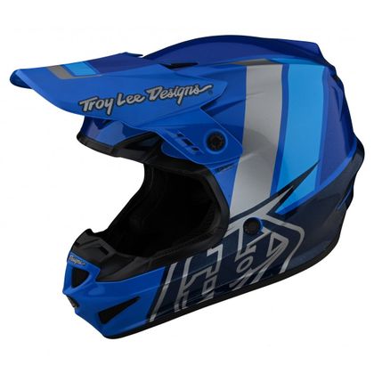 Casque cross TroyLee design GP NOVA YOUTH - Bleu Ref : TRL0879 