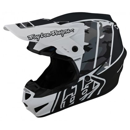 Casque cross TroyLee design GP NOVA 2023 - Noir / Blanc Ref : TRL0874 