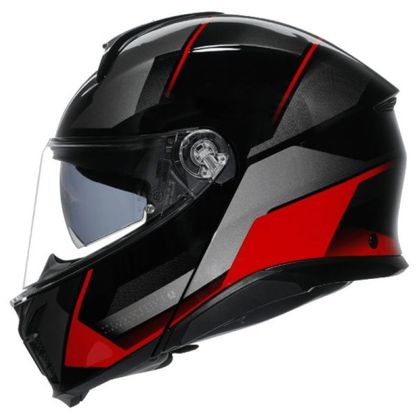 AGV TOURMODULAR - PERCEPTION Helm - Zwart / Rood