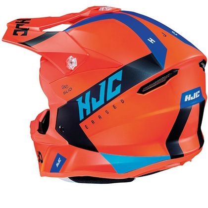 Casco de motocross Hjc I50 - ERASED - ORANGE BLUE MATT 2021
