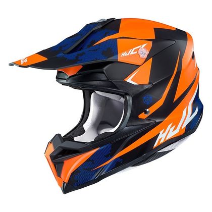Casco de motocross Hjc I50 - TONA - ORANGE BLUE 2020 - Naranja / Azul Ref : HJ0642 