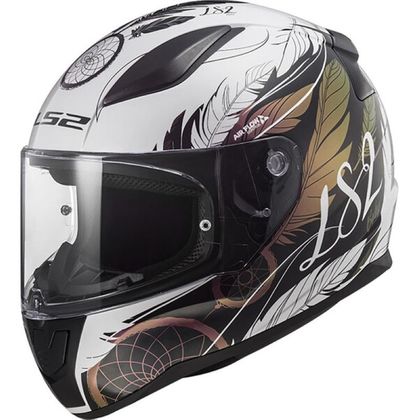 LS2 FF353 - RAPID II BOHO Helm - Schwarz / Weiß