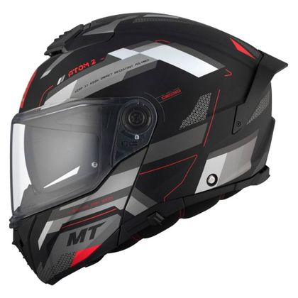 Casque modulable MT HELMETS ATOM 2 SV - BAST - Noir / Gris