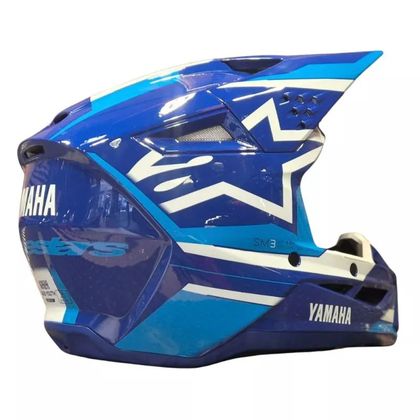 Alpinestars YAMAHA S-M3 2026 Cross-Helm - Blau / Weiß
