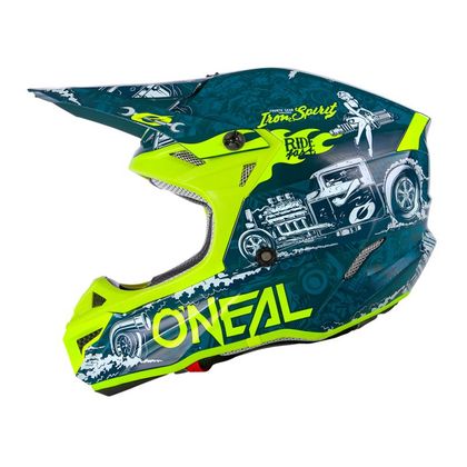 Casque cross O'Neal 5 SERIES - HR - BLUE NEON YELLOW GLOSSY 2021