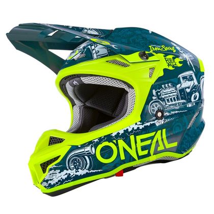 Casque cross O'Neal 5 SERIES - HR - BLUE NEON YELLOW GLOSSY 2021 Ref : OL1247 