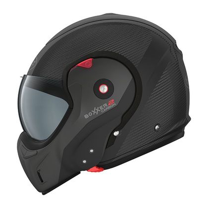 Kask szczękowy ROOF RO9 BOXXER 2 CARBON WONDER - Czarny