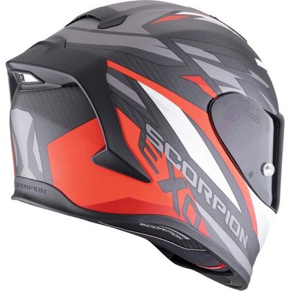 Casque intégral Scorpion Exo EXO R1 EVO CARBON AIR - RUNNER - Noir / Rouge