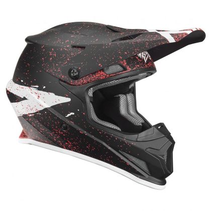 Casque cross Thor SECTOR HYPE BLACK CORAL ENFANT Ref : TO2188 
