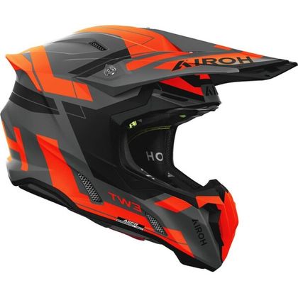 Casque cross Airoh TWIST 3 - DYNASTY 2026 - Orange / Noir
