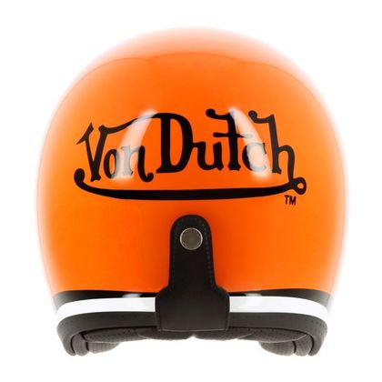 Helstons VON DUTCH LONG WAY Helm - Oranje / Wit