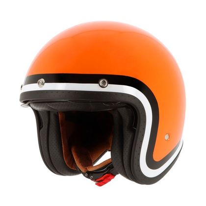 Helstons VON DUTCH LONG WAY Helm - Oranje / Wit Ref: VDH0272 