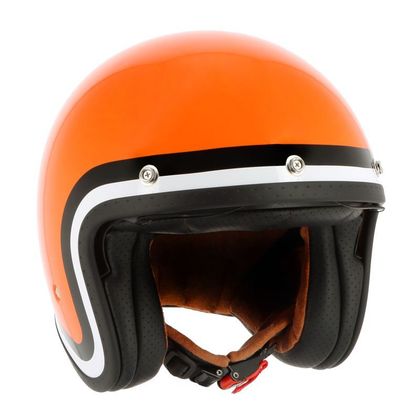 Helstons VON DUTCH LONG WAY Helm - Oranje / Wit