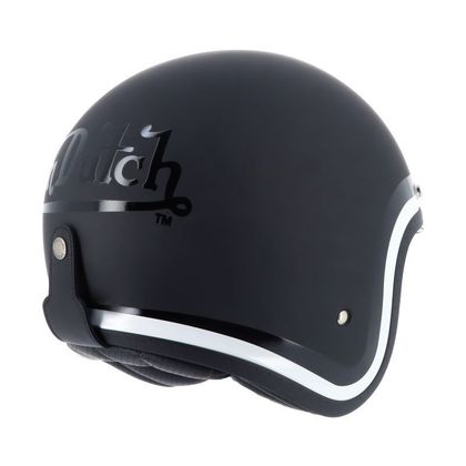 Casque jet Helstons VON DUTCH LONG WAY - Noir / Blanc