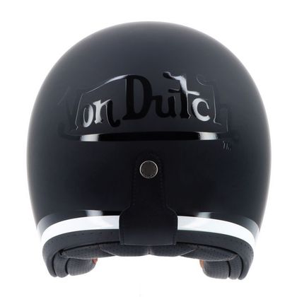 Casque jet Helstons VON DUTCH LONG WAY - Noir / Blanc