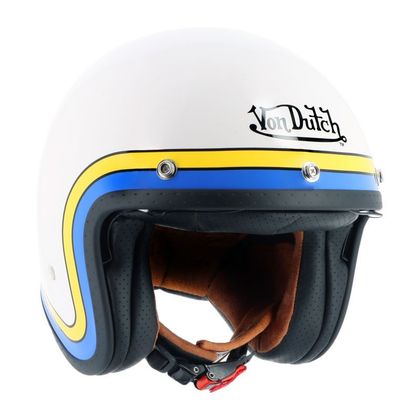Helstons VON DUTCH BIG EYE Helmet - Blue / Yellow