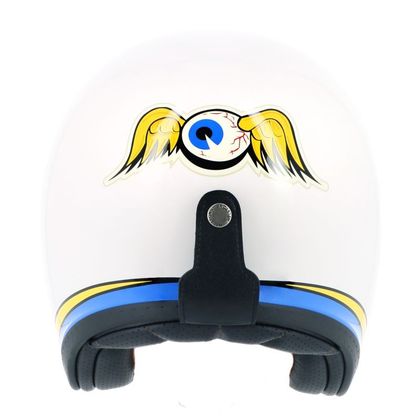 Helstons VON DUTCH BIG EYE Helmet - Blue / Yellow