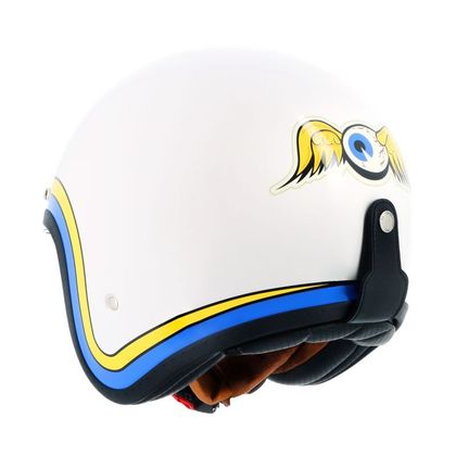 Helstons VON DUTCH BIG EYE Helmet - Blue / Yellow