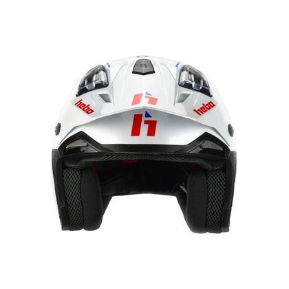 Casque trial Hebo ZONE 4 CONTACT WHITE 2023
