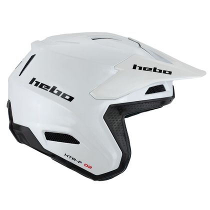 Casque trial Hebo ZONE PRO MONOCOLOR 2024 - Blanc Ref : HBO0407 