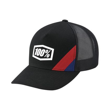 100% CORNERSTONE X-Fit Cap - Zwart