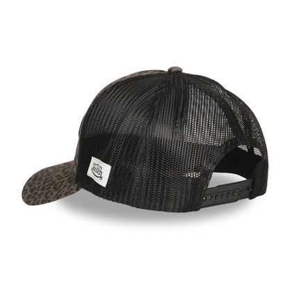 Von Dutch LEOPARD Cap - Black / Brown