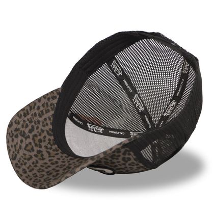 Von Dutch LEOPARD Cap - Black / Brown