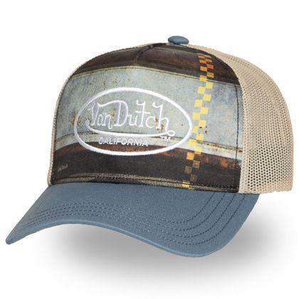 Casquette Von Dutch SUBLIMATION - Bleu Ref : VDH0332 / VD/1/CT/SUBL/11-TU 