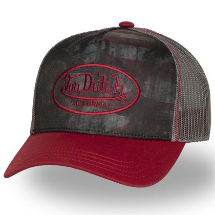 Casquette Von Dutch SUBLIMATION - Rouge Ref : VDH0331 / VD/1/CT/SUBL/10-TU 