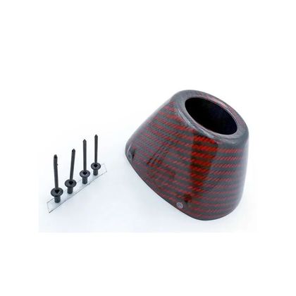 Embout du silencieux FMF C/F RCT EX Universel - Noir / Rouge