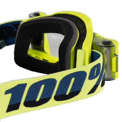 Masque cross 100% ACCURI 2 - FORECAST YELLOW FLUO - CLEAR 2023