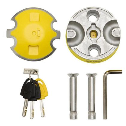 Antivol Auvray Pack CHAINE XTREM mini Alert LASSO 120 SRA + POINT FIXE SECURITE TWIN D.14 Universel