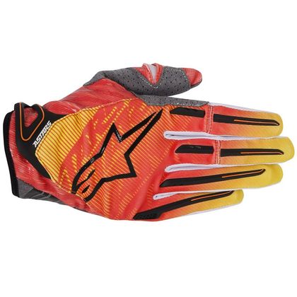 Guantes de motocross Alpinestars Charger Glove naranja/rojo/amarillo (NIÑO) 2014