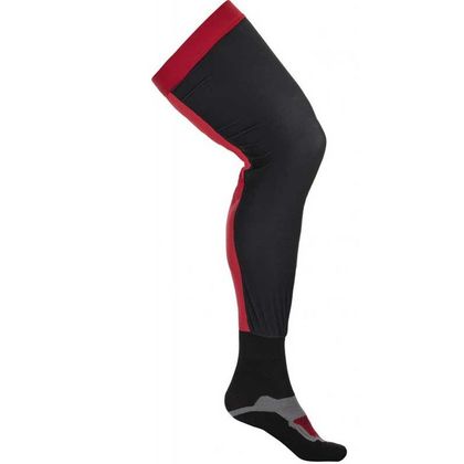 Chaussettes MX Fly KNEE BRACE - RED BLACK