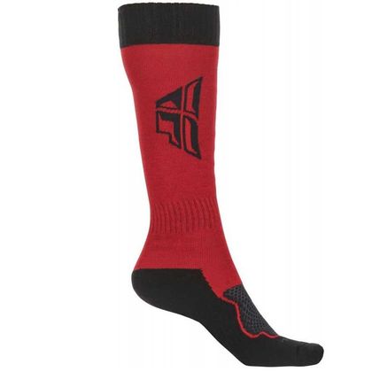 Chaussettes MX Fly MX THICK KID - RED BLACK
