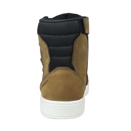 Baskets Moto Harisson BRANCO - Marron