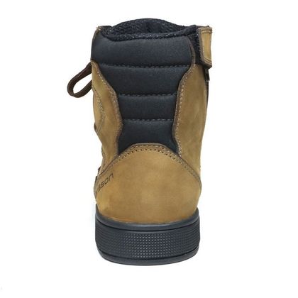 Baskets Moto Harisson BRANCO - Marron