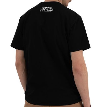 T-Shirt manches courtes RIDING CULTURE CHECKERBOARD - Noir