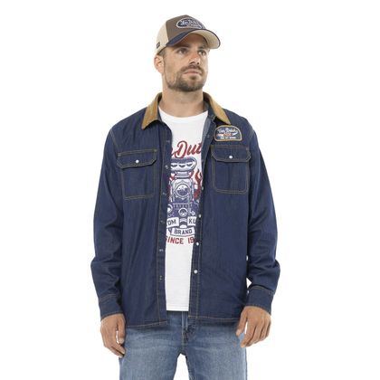 Von Dutch FUEL Shirt - Blue Ref : VDH0301 