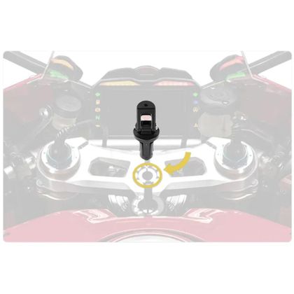 Accessoires High-Tech CHIGEE Support de fixation colonne de direction 12-32 mm Universel