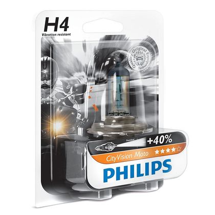 Ampoule Philips CITY VISION H4 12V 60/65W P43T-38
