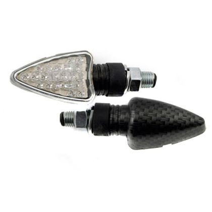 Clignotant Ermax Mini blinkers triangle led blanc Universel Ref : EM1358 