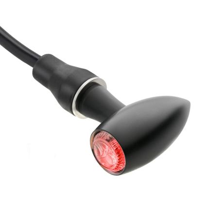 Clignotant Rizoma Club S LED (Clignotant, feu de position arrière et feu de stop) universel - Noir