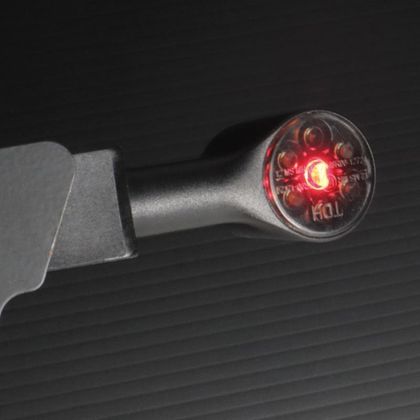 Intermitentes Chaft DRUM LED multifunción trasero universal - Negro