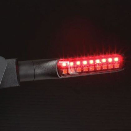 Indicatore di direzione Chaft ETERNAL LED multifunzione posteriore universale - Nero